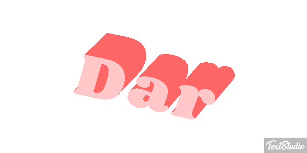 Dar Текстовый эффект