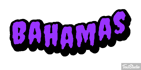 Bahamas Text effect