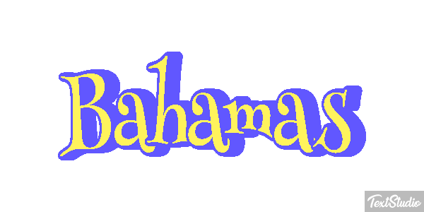 Bahamas Text effect