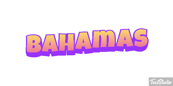 Bahamas Text effect