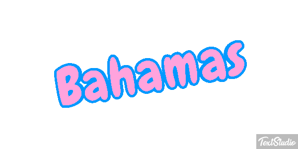 Bahamas Text effect
