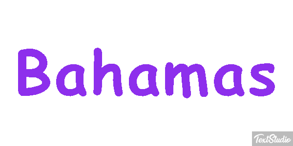 Bahamas Text effect