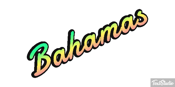 Bahamas Text effect