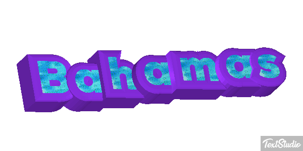 Bahamas Text effect