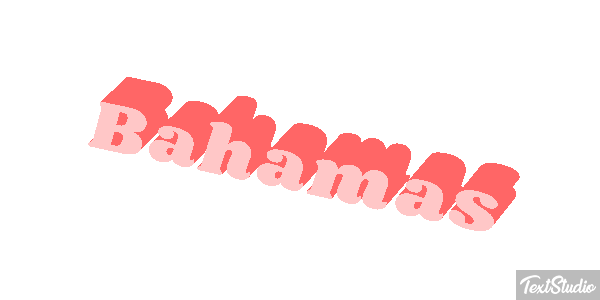 Bahamas Text effect