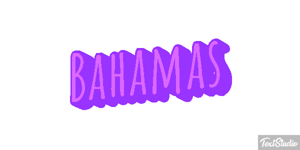 Bahamas Text effect