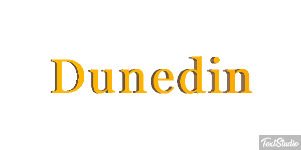 Dunedin テキスト効果