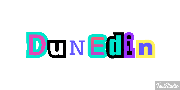 Dunedin テキスト効果