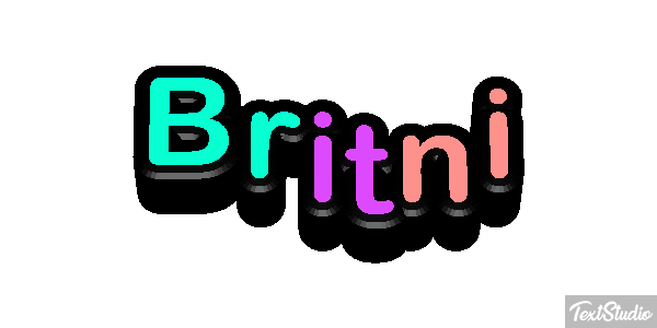 Britni Efecto de texto
