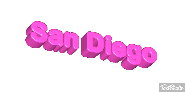San Diego Effetto testo