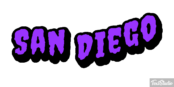 San Diego Effetto testo