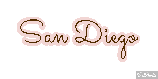San Diego Effetto testo
