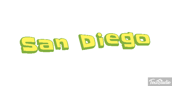 San Diego Effetto testo