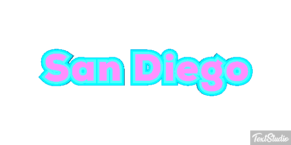 San Diego Effetto testo