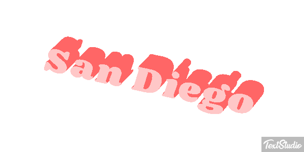 San Diego Effetto testo