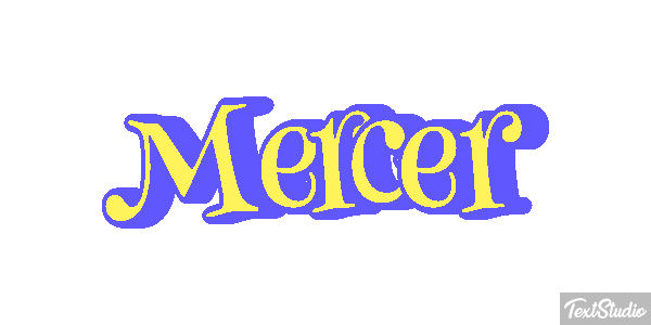 Mercer Text effect