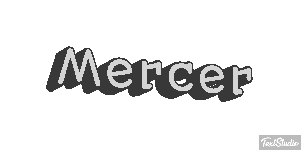 Mercer Text effect