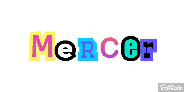 Mercer Text effect