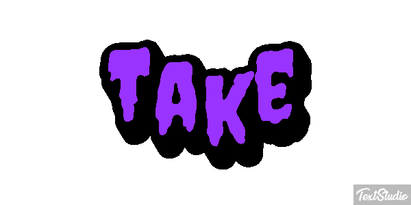 Take Tekst effect
