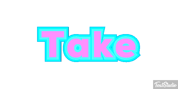 Take Tekst effect