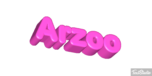 Arzoo Text effect