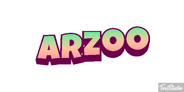 Arzoo Text effect