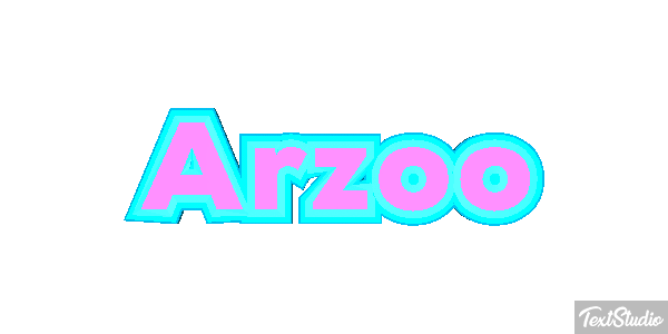 Arzoo Text effect