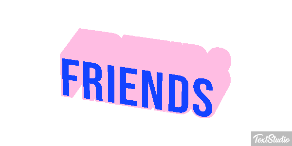 Friends Effet de texte