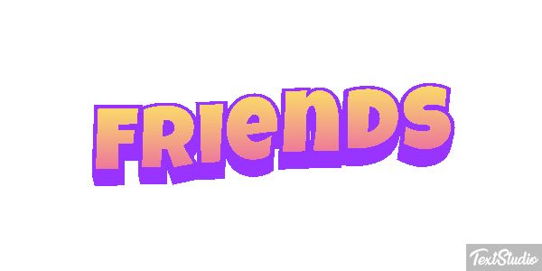 Friends Effet de texte