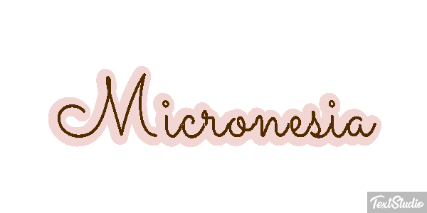 Micronesia Efecto de texto