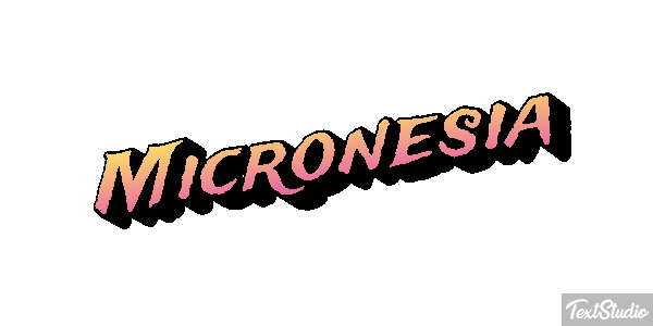 Micronesia Efecto de texto