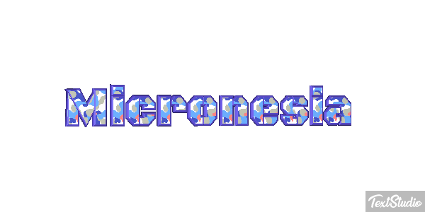 Micronesia Efecto de texto