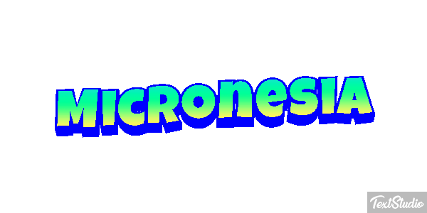 Micronesia Efecto de texto