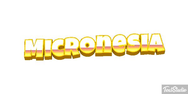 Micronesia Efecto de texto