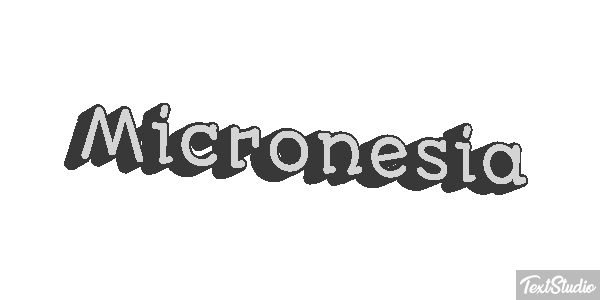 Micronesia Efecto de texto