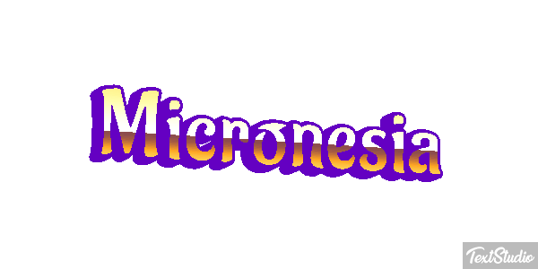 Micronesia Efecto de texto