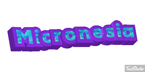 Micronesia Efecto de texto