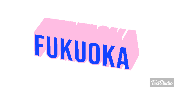 Fukuoka Efeito do texto