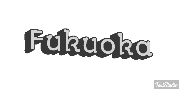 Fukuoka Efeito do texto