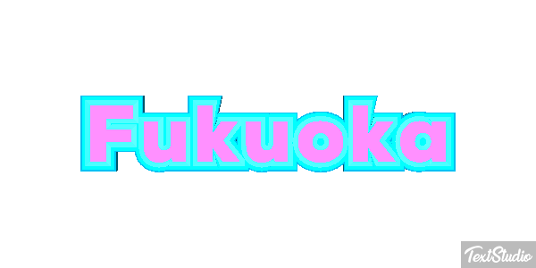 Fukuoka Efeito do texto