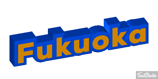 Fukuoka Efeito do texto