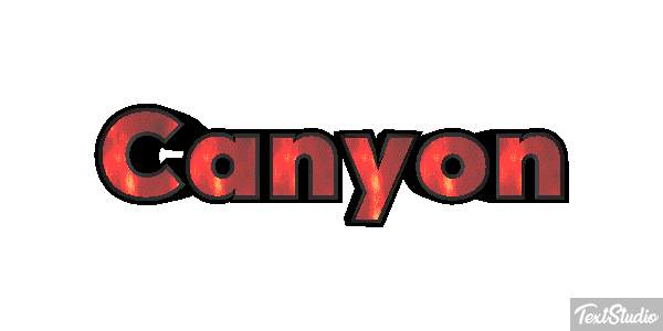 Canyon Text effect