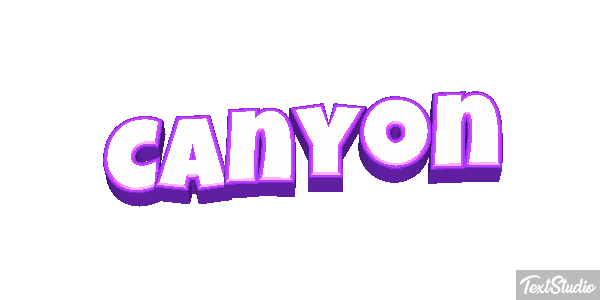 Canyon Text effect