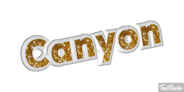 Canyon Text effect