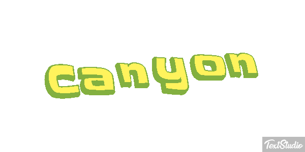 Canyon Text effect