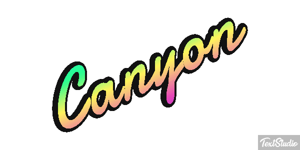Canyon Text effect
