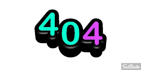 404 Effetto testo
