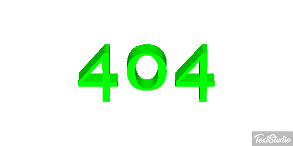 404 Effetto testo