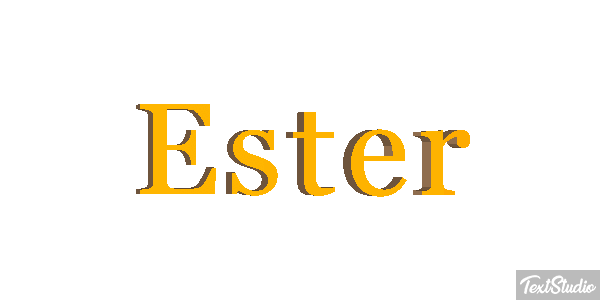 Ester Effet de texte