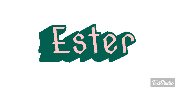Ester Effet de texte